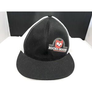 Rocks And Roots Trail Runners Association Black mesh Snapback Hat